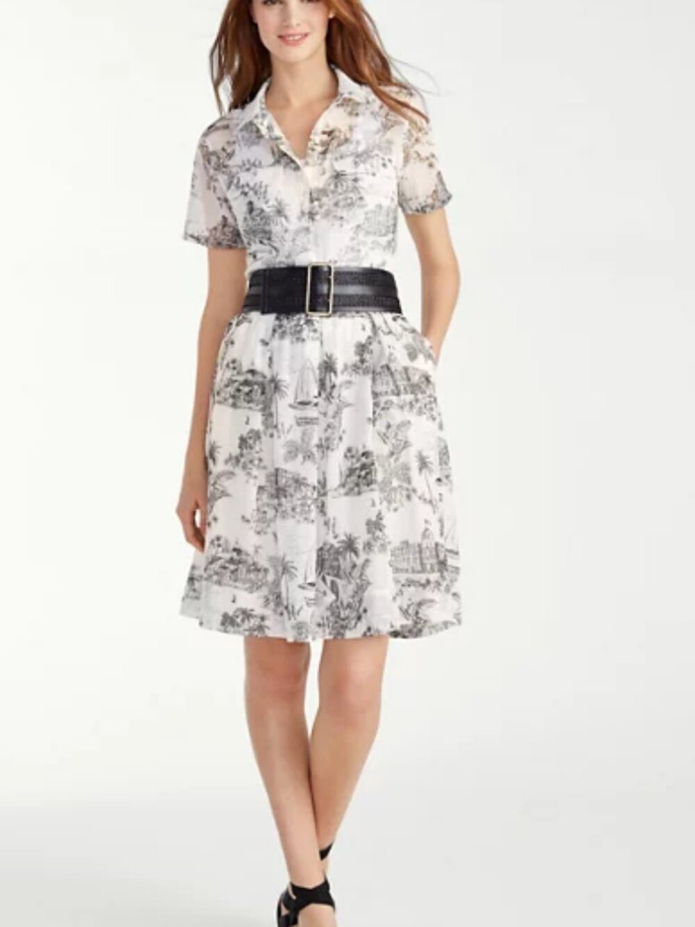 TOMMY BAHAMA Marceau toile top and skirt set